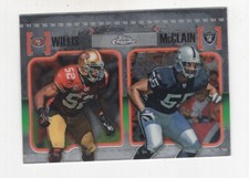 2010 TOPPS CHROME FOOTBALL GRIDIRON LINEAGE PATRICK WILLIS & ROLANDO McCLAIN