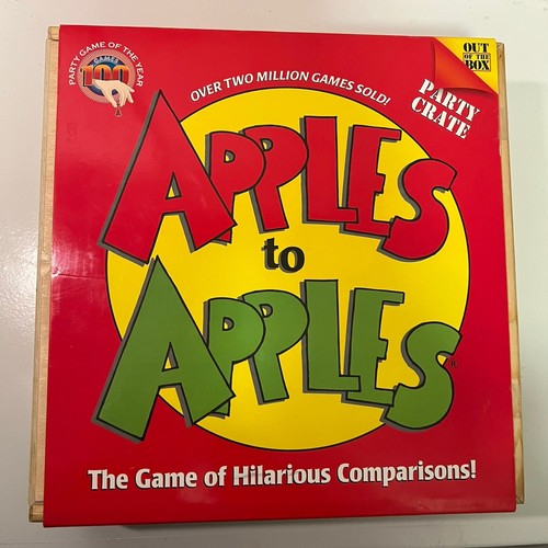 Apples to Apples Crate Deluxe Edition Party Box Opened - Complete Decks - Picture 2 of 5