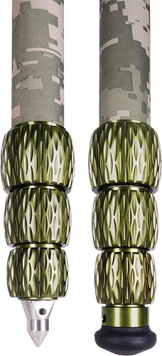 Sirui CT-3204 Pro Carbon 4-Step Tripod Legs Only Green Digi Camo Flat/75mm Bowl - Picture 7 of 10