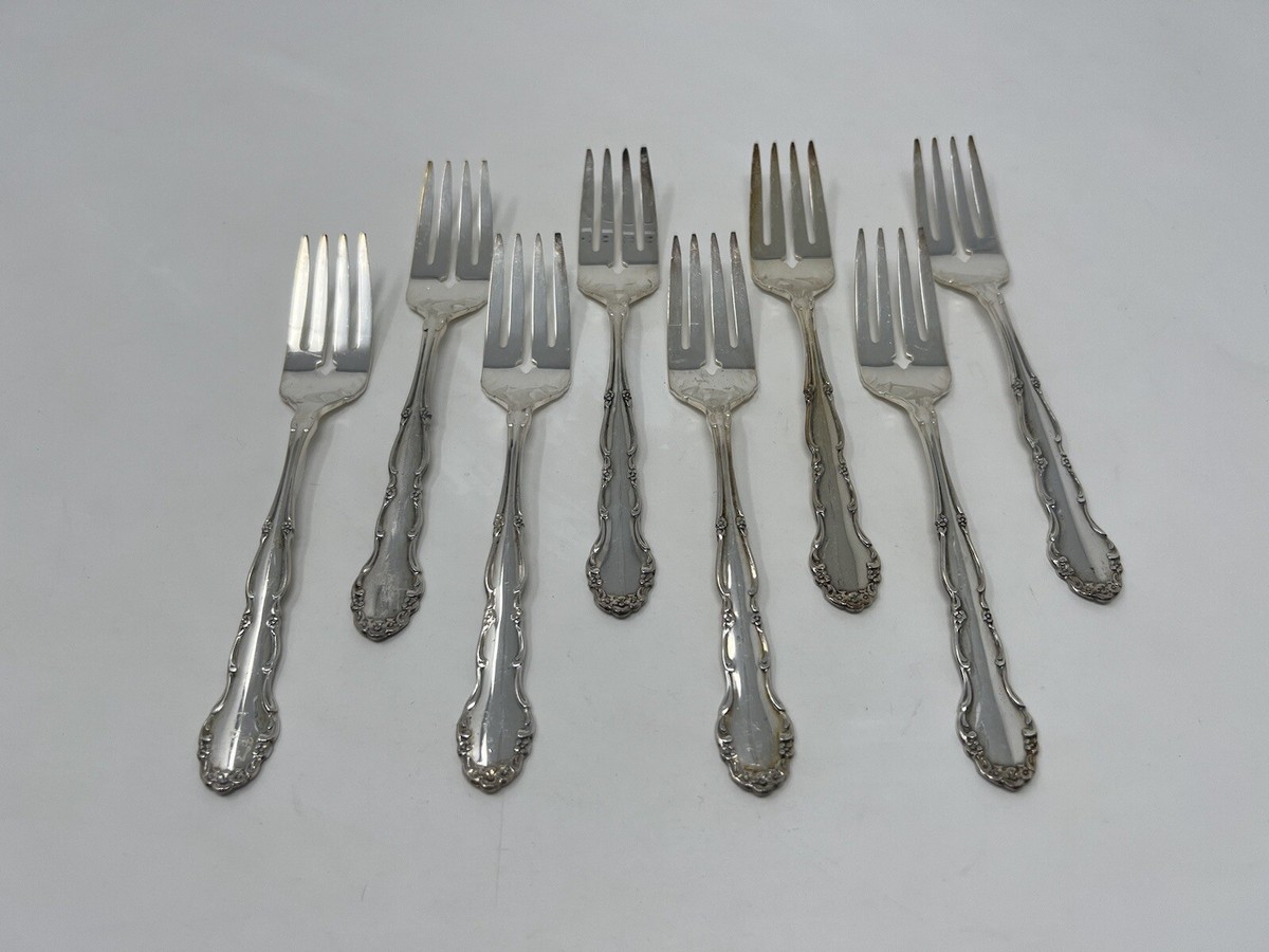 Oneida FLIRTATION Set of Salad Forks 1881 Rogers Silverplate