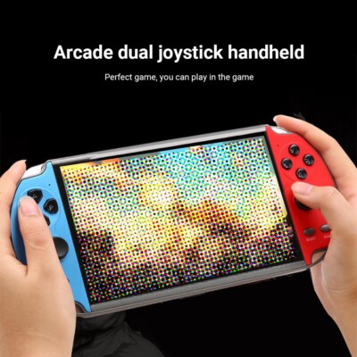 X12plus 16GB Handheld Spielkonsole 1000 Spiele MP4 7'' Video Game Consoles