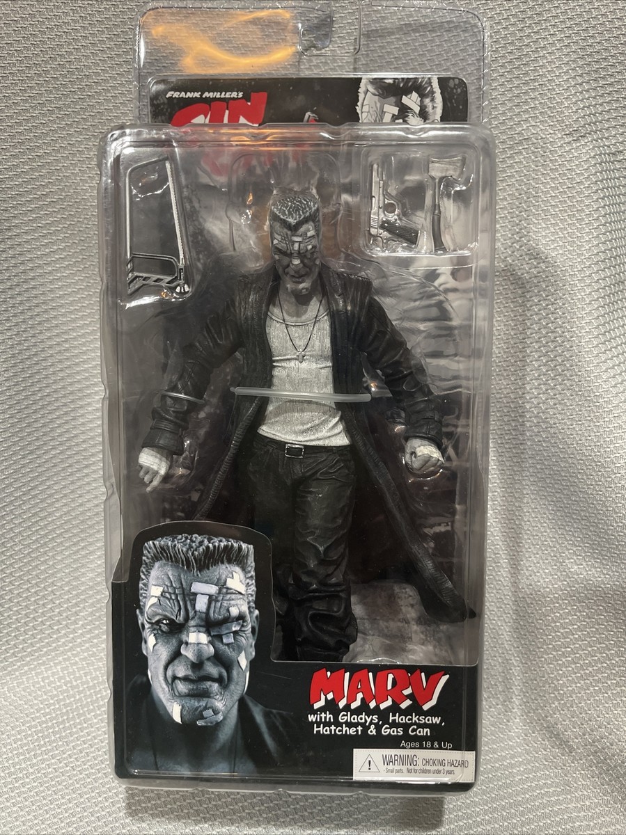 タランティーノ　Sin city フィギュア McFarlane Toys Sin City DEATH ROW MARV Deluxe Box Set Figure