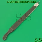 Professional Barber Real Leather Strop Straight Razor Sharpening Shaving Belt