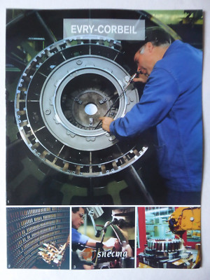 PUB BROSCHÜRE SNECMA EVRY-CORBEIL LUFTFAHRTMOTOR M88 CFM56 AIRCRAFT ENGINE