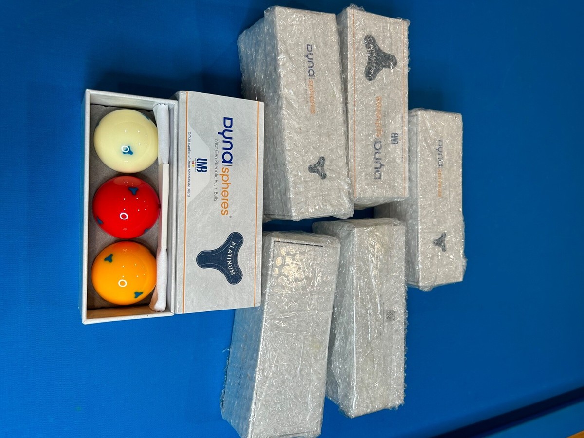 DYNA SPHERES CAROM BALLS PLATINUM 61.5 mm. | eBay