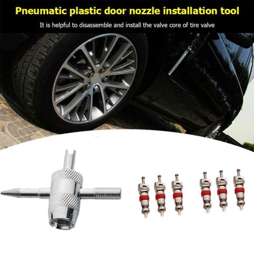 7Pcs Tyre Valve Core With Remover Tool Schrader Valves For Car or Bike Re pair/{ - Picture 5 of 10