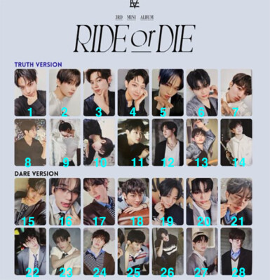 EVNNE - RIDE OR DIE Album POCA VER Official PHOTOCARD PHOTO CARD