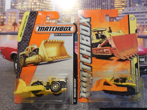 MatchBox MBX CONSTRUCTION LOT 4 Ground Grinder BREAKER DRILL DIGGER MOUND MOVER - Picture 2 of 10