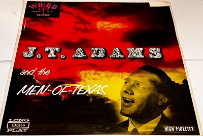 J. T. Adams & The Men Of Texas Gospel Music Vinyl LP 01