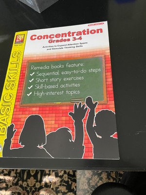  Concentration grades 3-4 by remedia publishing-New condition-free ship