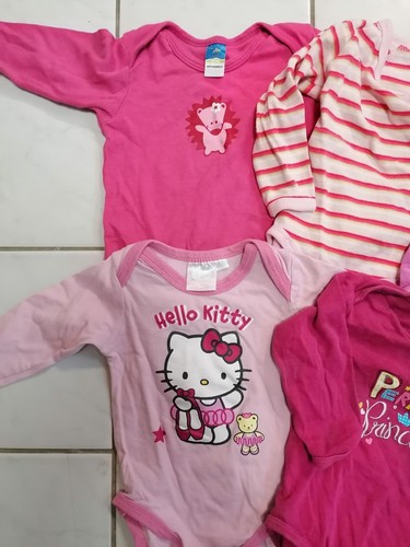 Topomini Hello Kitty Pusblu Baby Unterwäsche Body Paket Gr. 62/68 - Bild 2 von 3