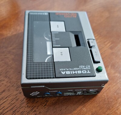Vintage Toshiba Cassette Player KT-AS1 UNTESTED | eBay