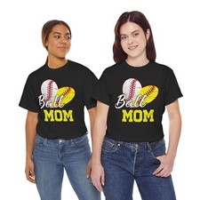 Ball Mom Tee, Softball Fan Gift, Sports Mom Shirt, Cute Baseball Mom Gift,