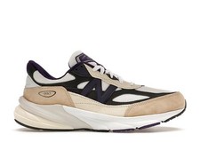 New Balance 990v6 Made in USA White Black Plum - U990WB6
