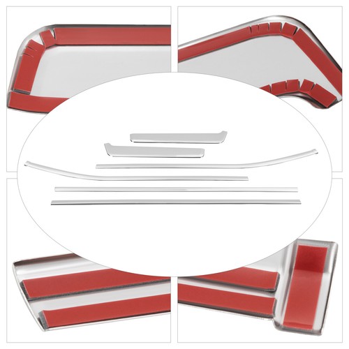 6Pc Steel Chrome Door Window Sill Molding Panel Trim For Toyota Tundra 2022-2024 - Picture 18 of 19