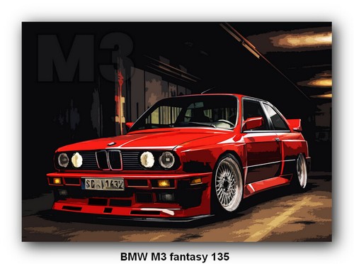 BMW M3 - 40 different CAR POSTER PRINT IMAGE A3 A4 or DIGITAL E30 E46 E36 E90 E9 - Picture 54 of 134