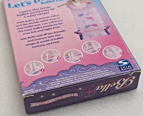 Bella Dancerella Lets Dance Ballet Fun Home Ballet Studio (VHS 2003 Spin Master) - Picture 7 of 7
