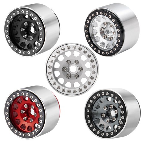 For 1/10 RC SCX10 Wraith RC4WD 90034 1.9'' Metal Alloy Beadlock Wheel Rim & Tire - Picture 8 of 99