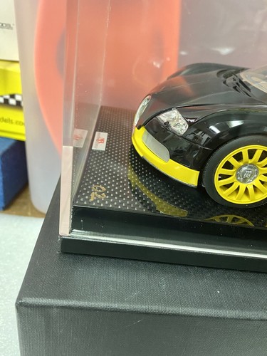 1/18 MR BUGATTI VEYRON 16.4 LE ONLY ONE ON CARBON BASE #02/25 n BBR AMR RARE ❗️ - Picture 3 of 10