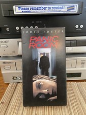 Panic Room (VHS, 2002) Jodie Foster. Blockbuster Rental. Free Shipping!