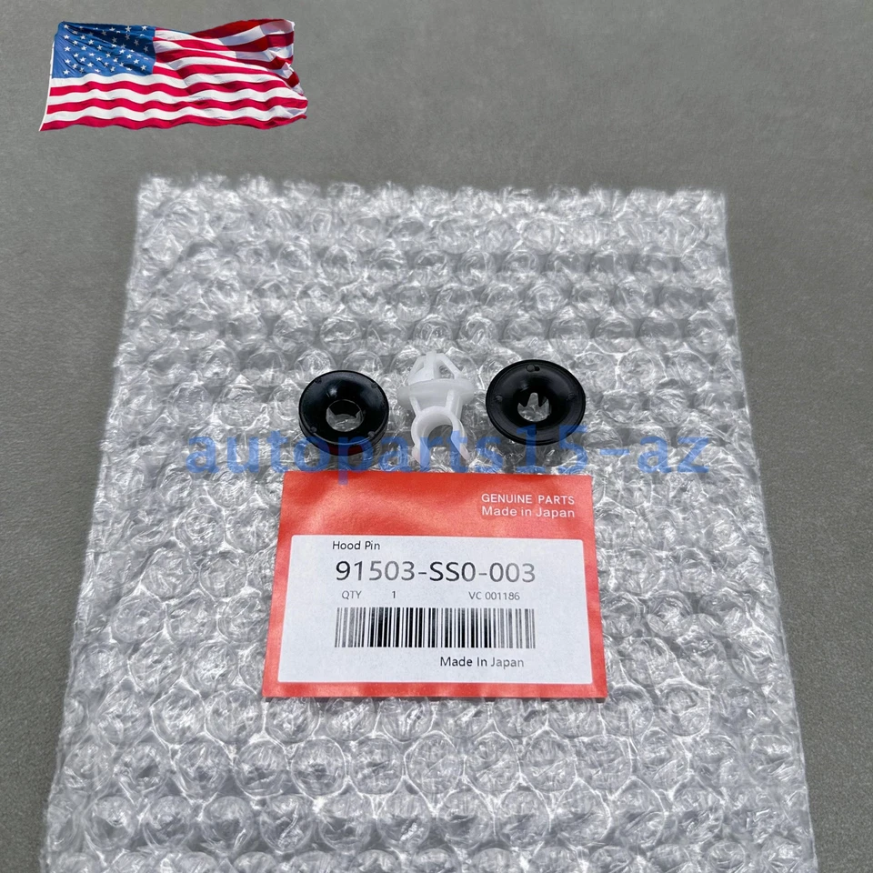 New! 3pcs Car Hood Support Prop Rod Holder Clip For Honda Accord Odyssey Prelude - Изображение 4 из 4