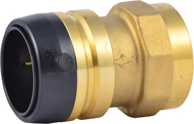 SharkBite 54mm x 2'' BSP Straight Fem Connector Push Fit Messing Wasser SB115450FE