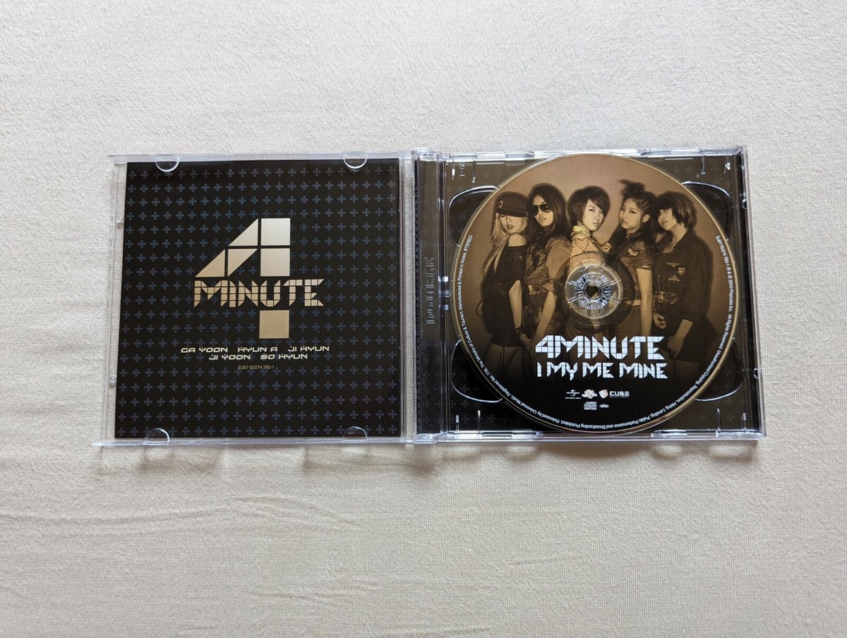 4Minute I My Me Mine Japanese Version CD+DVD Limited Edition Album