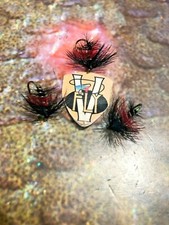 3 V Fly Ultimate Super Signature Highland Bibio & Red Trout Flies All Sizes