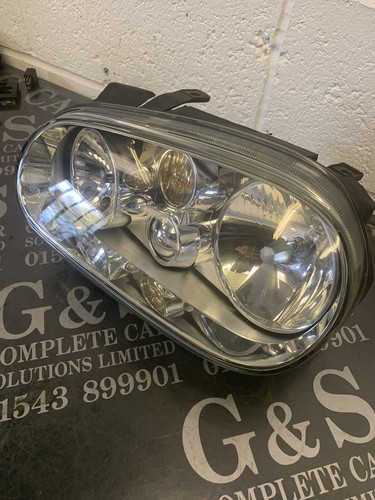 Volkswagen Golf Mk4 Headlight Passenger Side 1j2 941 015 A Non Fog - Picture 9 of 10
