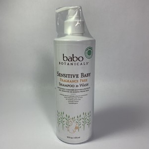 babo botanicals sensitive baby shampoo & wash