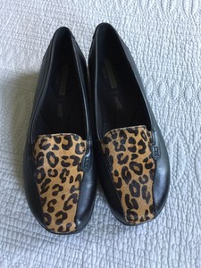 clarks leopard loafers