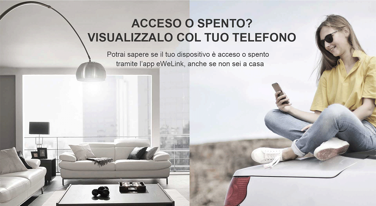 Sonoff Mini R2 Smart Switch WIFI APP Domotica Ios Alexa Google