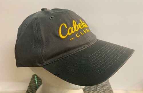 Klassische graue Cabela's Club verstellbare Baseballmütze neu ohne Etikett - Bild 2 von 7
