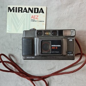 Vintage Miranda AE-Z 35mm Film Camera, Hong Kong, & Instruction Leaflet UNTESTED