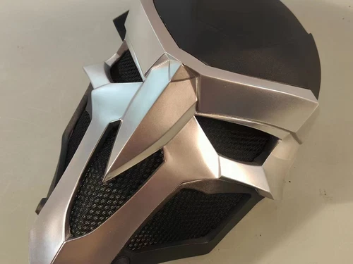 Overwatch 2 Reaper Gabriel Cosplay Full Face Mask Halloween Party FRP COS Prop - Picture 3 of 8