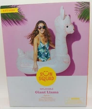 Pool Float 4ft Llama New In Box Great summer fun Not life saving device