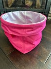 Thirty-One Mini Utility Bin Pink Cross Pop
