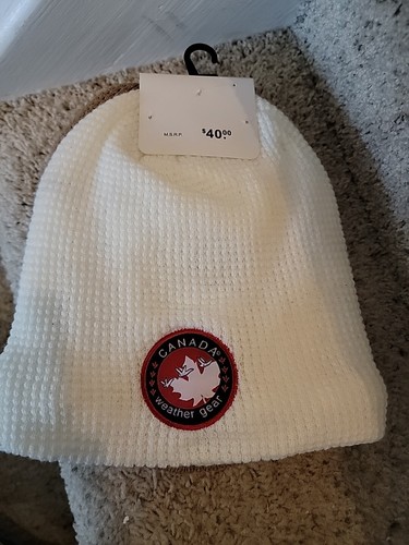 Canada Weather Gear Thermal Beanie Hat2 Pack Winter Ski Hat Cold Tan And White - Picture 5 of 6