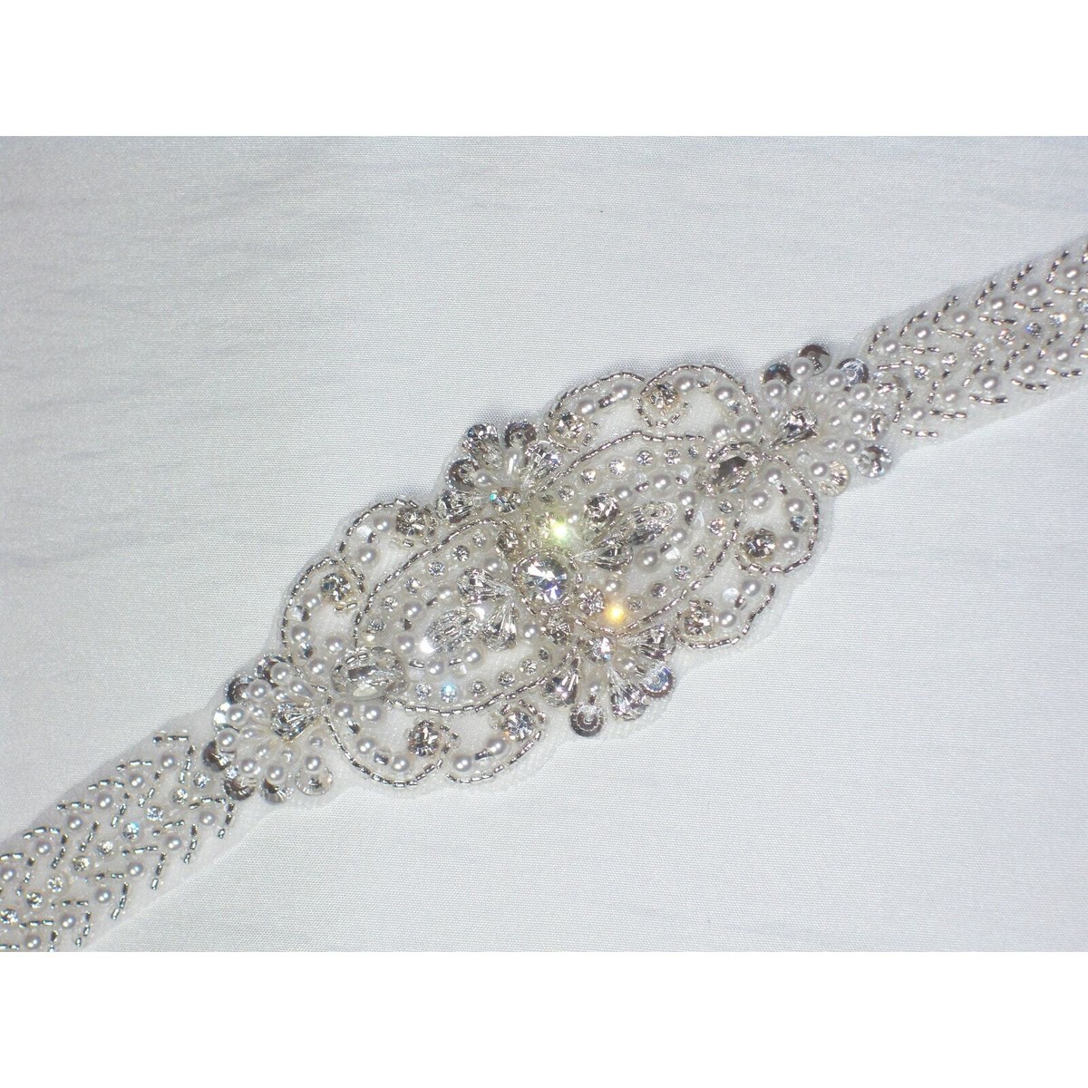 Rhinestone Skinny Bridal Belt 28 display picture 2