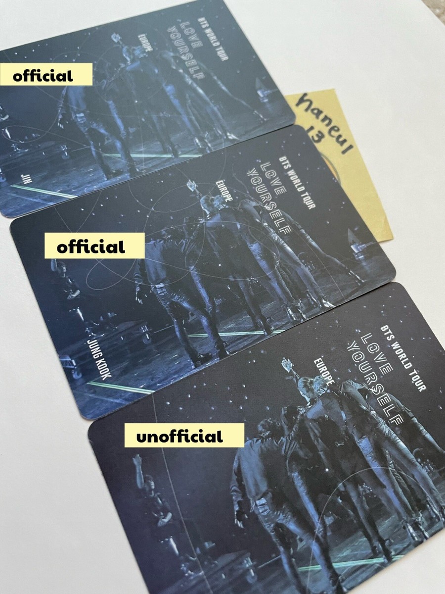 BTS LoveYourself Europe Blu-ray ジミン★匿名配送 BTS JIMIN Love Yourself Europe Blu-ray official Photocard