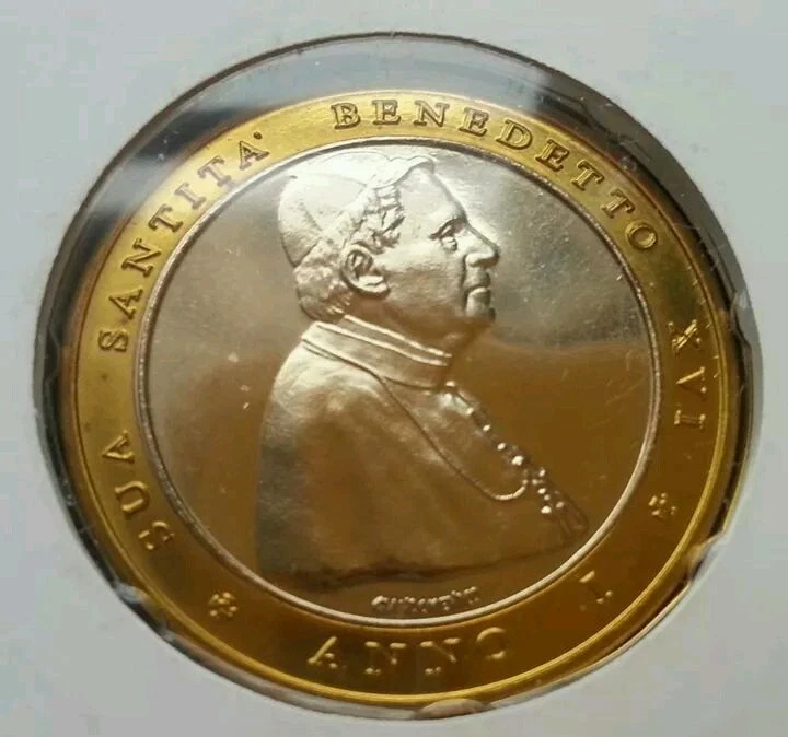 *FREE SHIP Italy Pope Giovanni Paolo II - Benedetto XVI 2005 FDC (coin cover) - Image 3 of 4