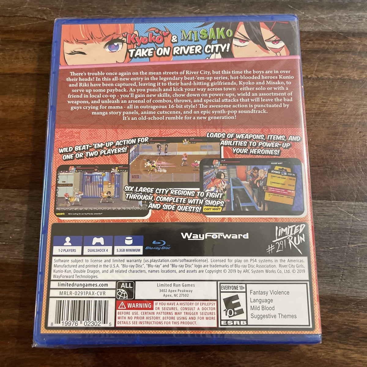 Playstation Games Ps4 River City Girls 2 Limited Run Games pas cher