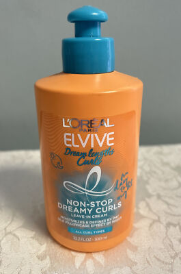 L'oreal Elvive Dream Lengths Curls Non-Stop Dreamy Curls Leave-In Cream 10.2 oz
