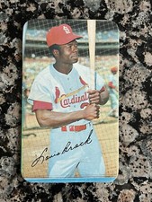1970 Topps Super Card HOF #11 Lou Brock Cardinals Baseball Card