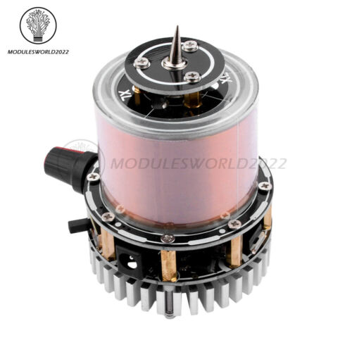Mini Plasma Music Tesla Coil Arc Generator Artificial Lightning Bluetooth DC48V - Picture 12 of 23