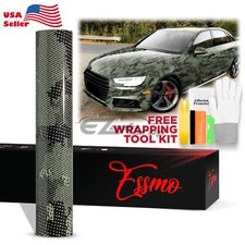 Pet Camouflage Python Digital Gloss Khaki Green Vehicle Vinyl Wrap Decal Sticker