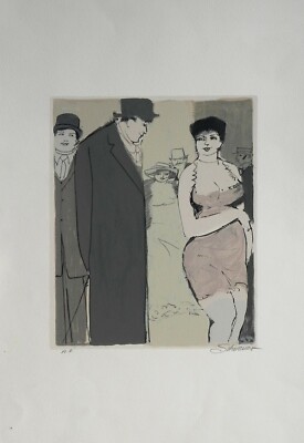 David Schneuer: Bar Scene / German Expressionism Weimar Cabaret culture