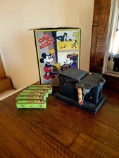 Vintage CINE Mickey Mouse French Movie Projector w/ Box by Walt Disney 1938