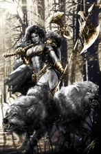 RED SONJA DEATH AND THE DEVIL #2 - RUDY AO  COVER B NYCC 2024 +COA LTD 200 NM+