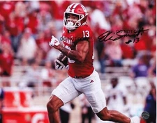 ELIJAH ELI SARRATT  - INDIANA HOOSIERS Signed 8x10 Autographed reprint Photo !!